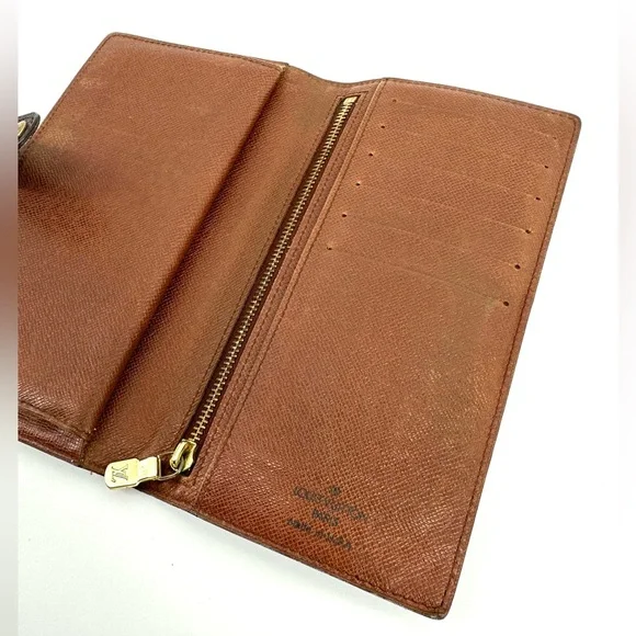 Louis Vuitton Vintage French Purse Long Wallet Kiss Lock - Picture 7 of 16